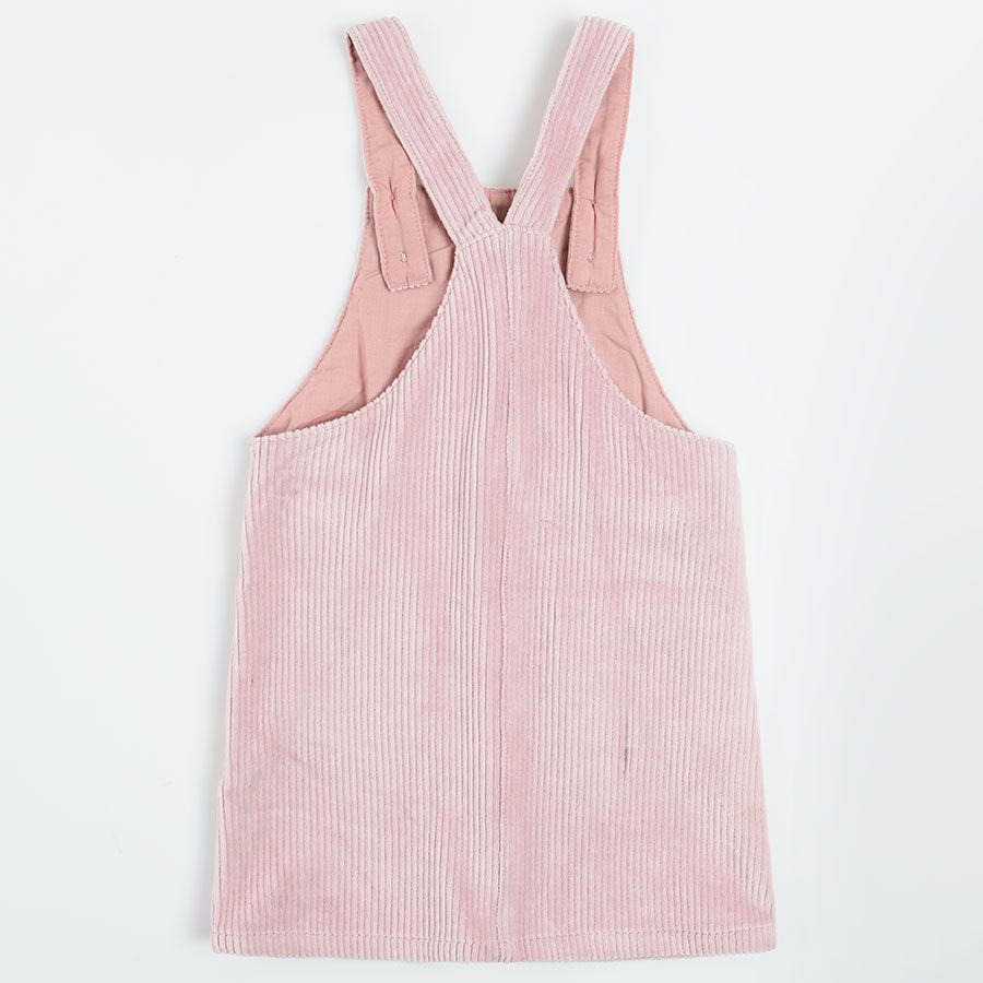 Violet dungaree skirt