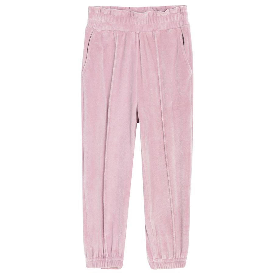 Light violet jogging pants