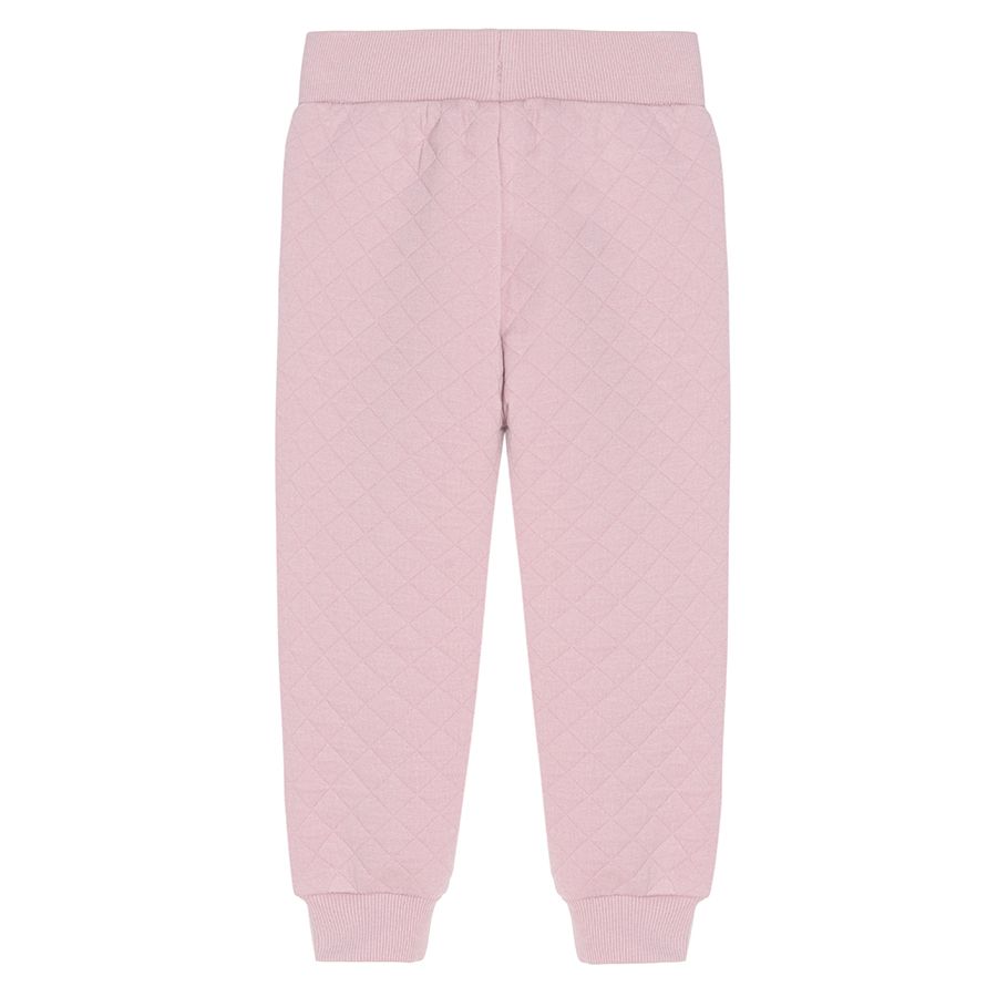 Pink jogging pants