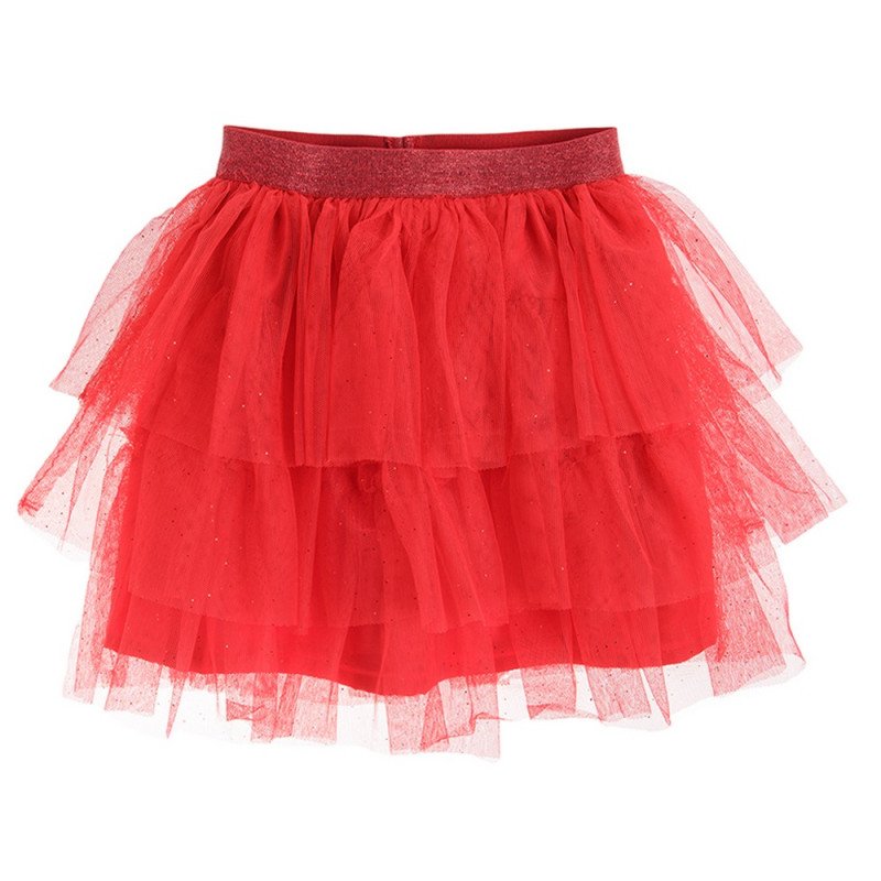 Red glitter skirt