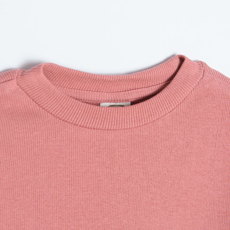 Red long sleeve blouse