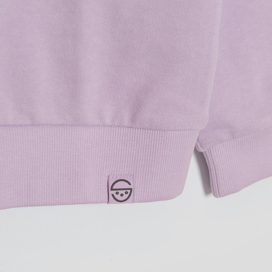 Light violet sweatshirt