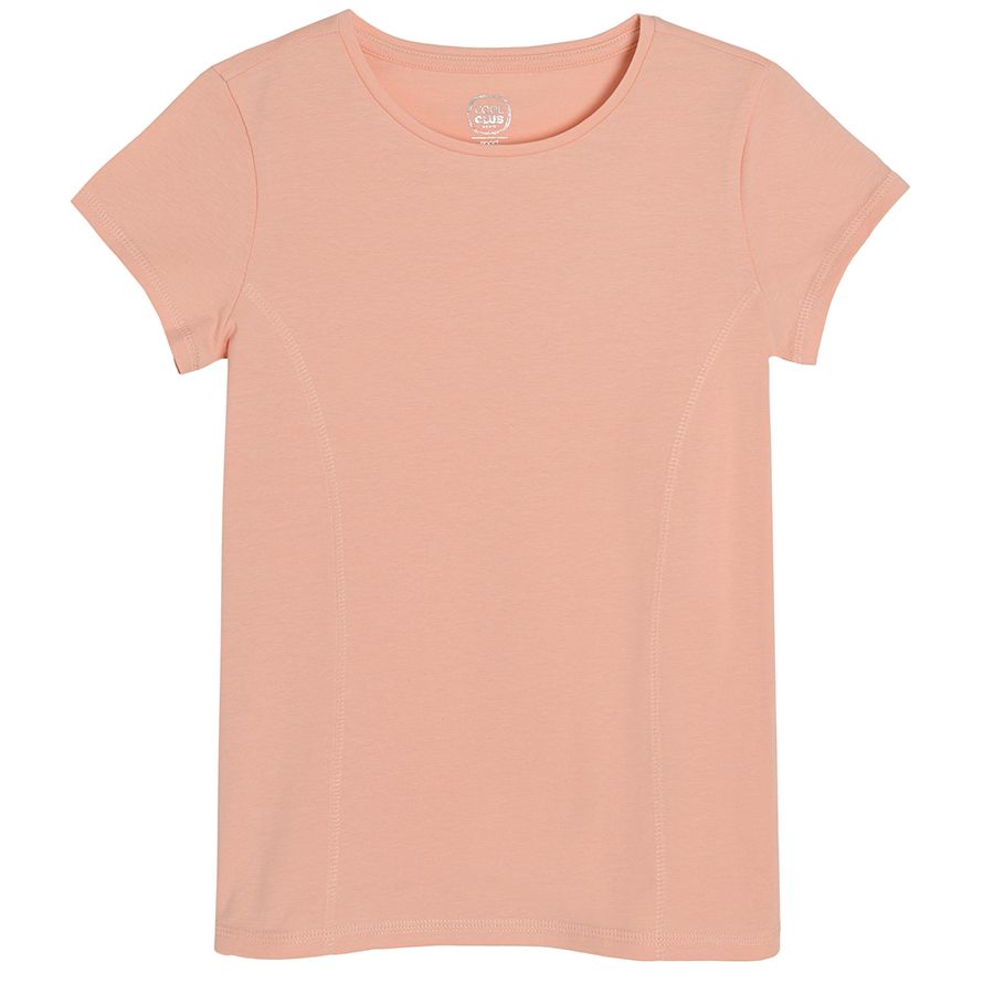 Dusty pink and light blue short sleeve T-shirts- 2 pack