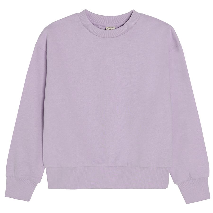 Violet sweatshirt and jogging pants set