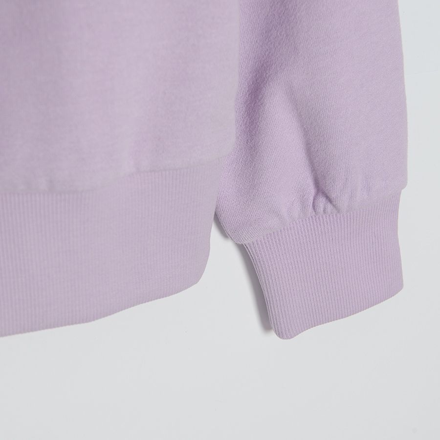 Violet sweatshirt and jogging pants set
