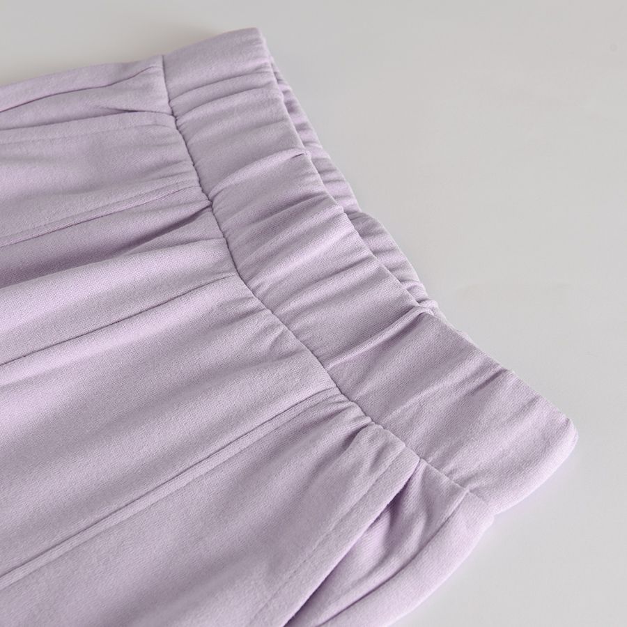 Violet sweatshirt and jogging pants set
