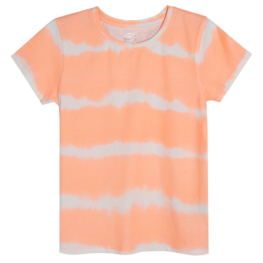 Light violet and orange short sleeve T-shirts- 2 pack