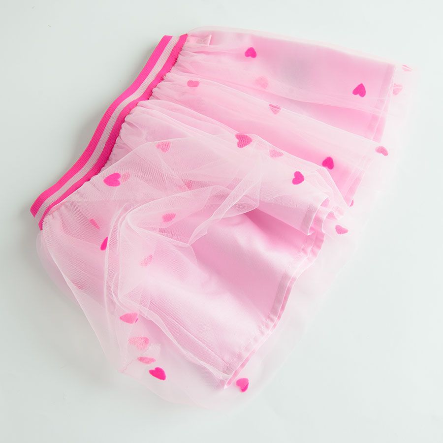 Pink tulle skirt