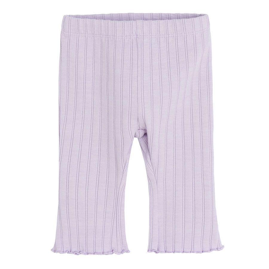 Light blue and fuchsia wide leg jeggings- 2 pack