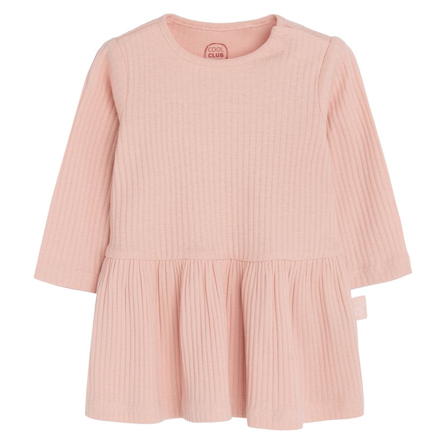 Pink long sleeve dress