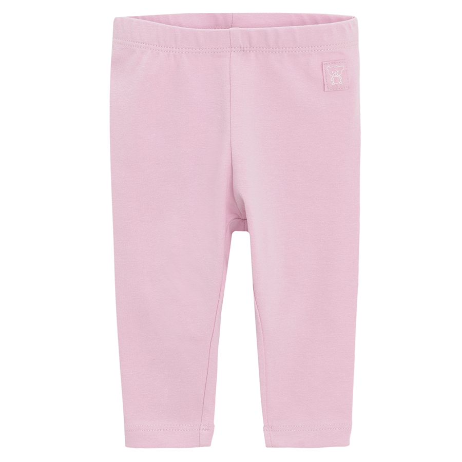 Pink and burgundy leggings - 2 pack