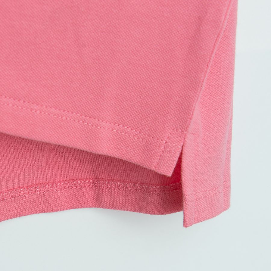 Light pink short sleeve poll T-shirt