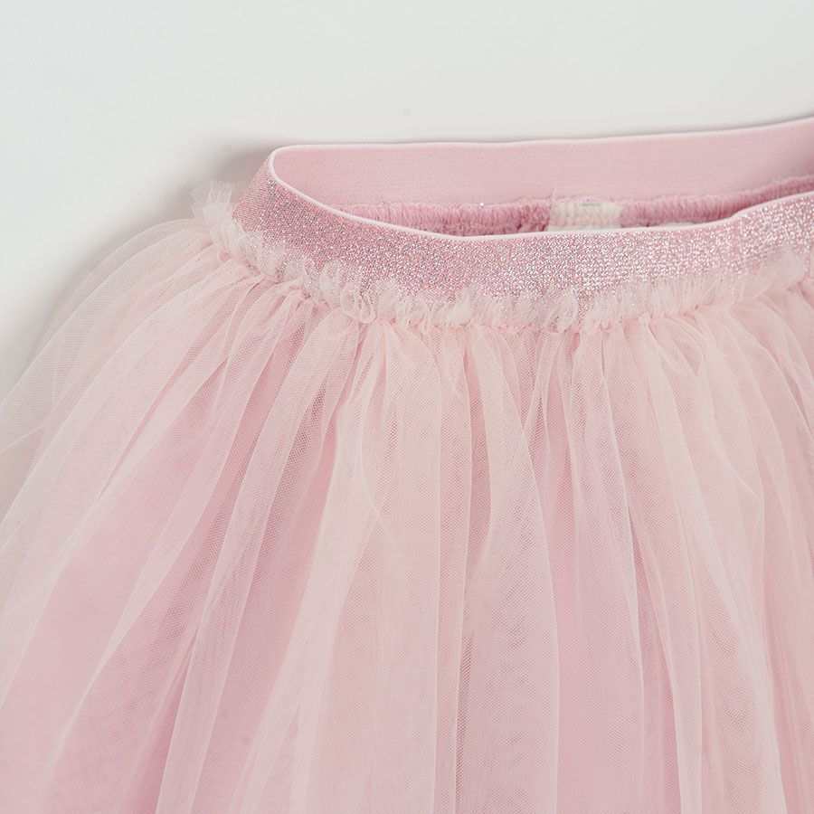 Pink tulle skirt