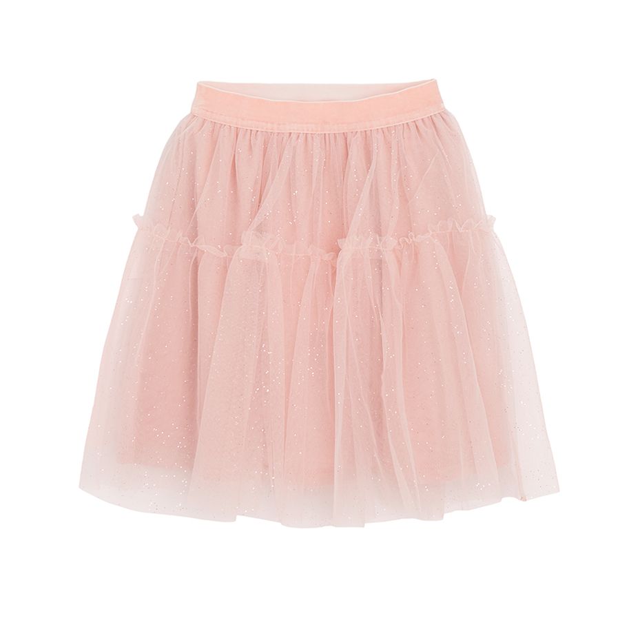 Pink tulle skirt