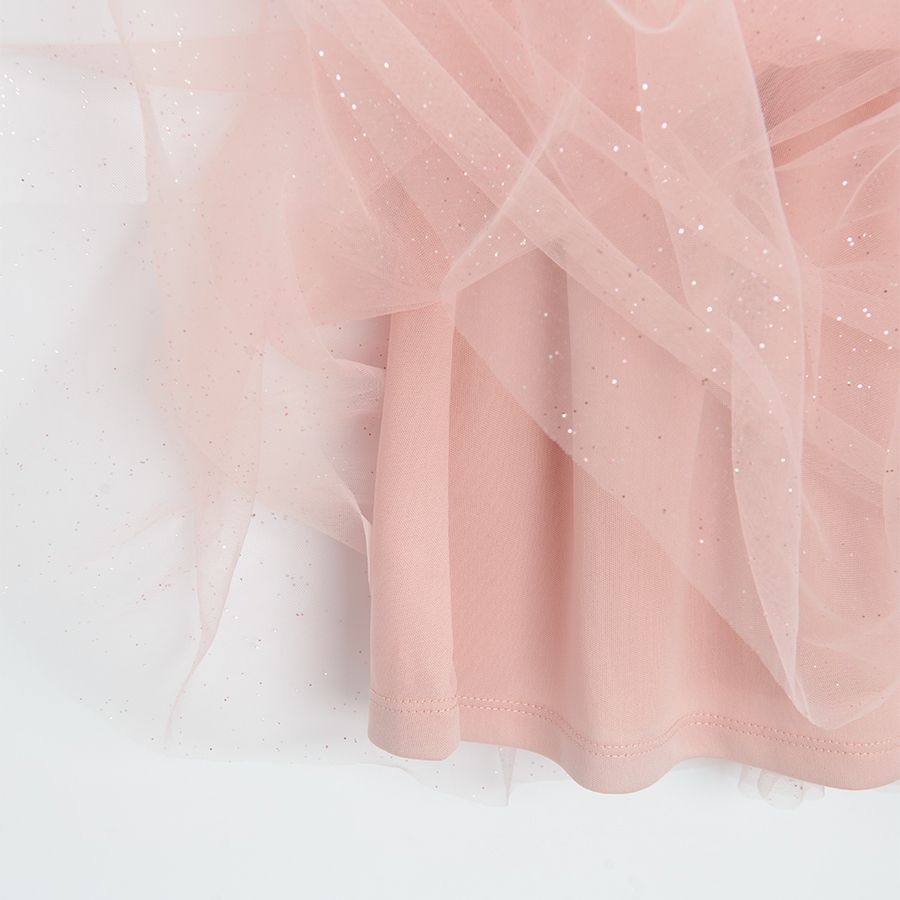 Pink tulle skirt