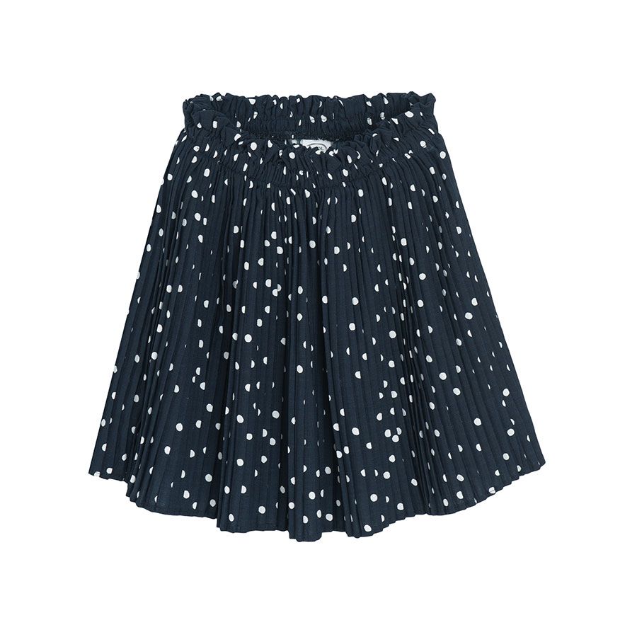 Black and white polka dot skirt