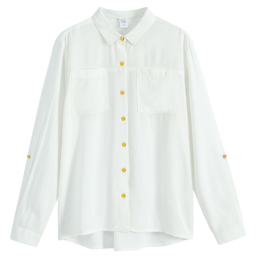 White button down shirt