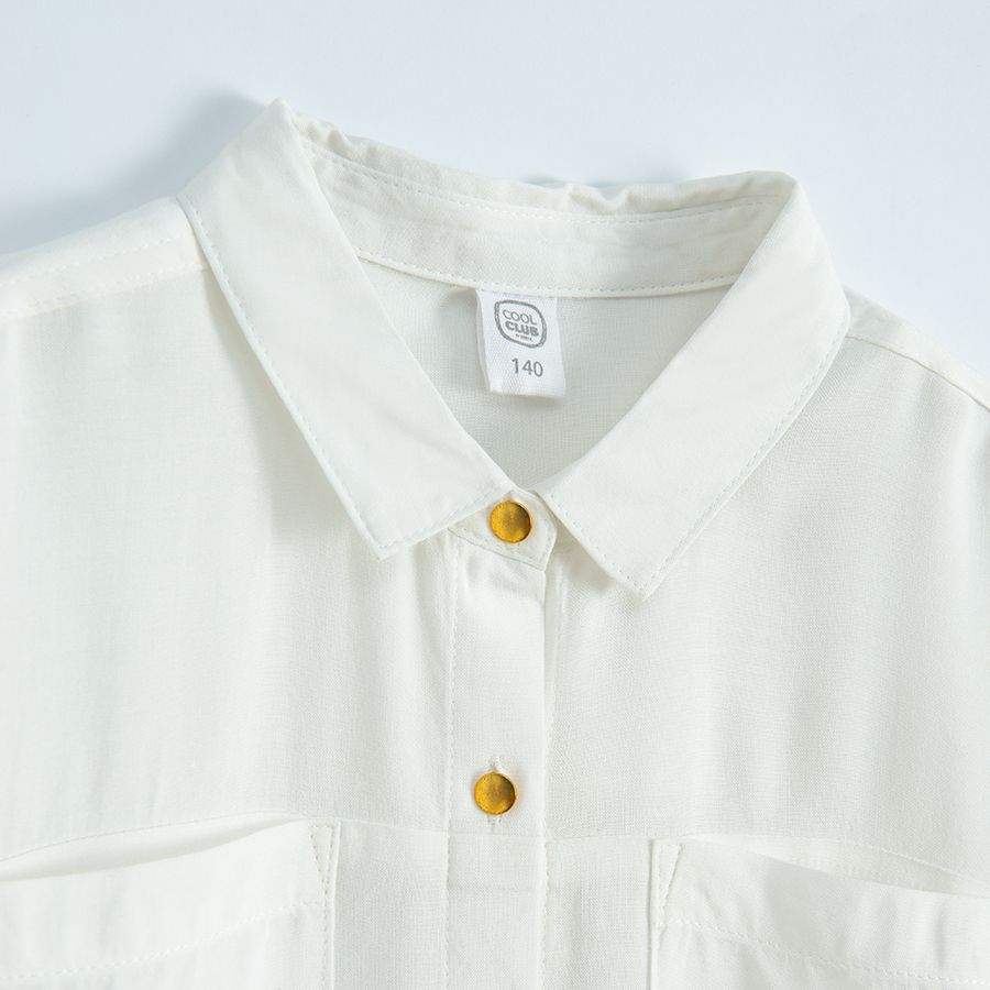 White button down shirt