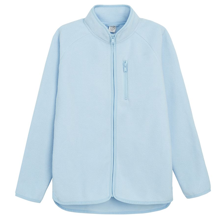 Light grey zip through sweatshirt
