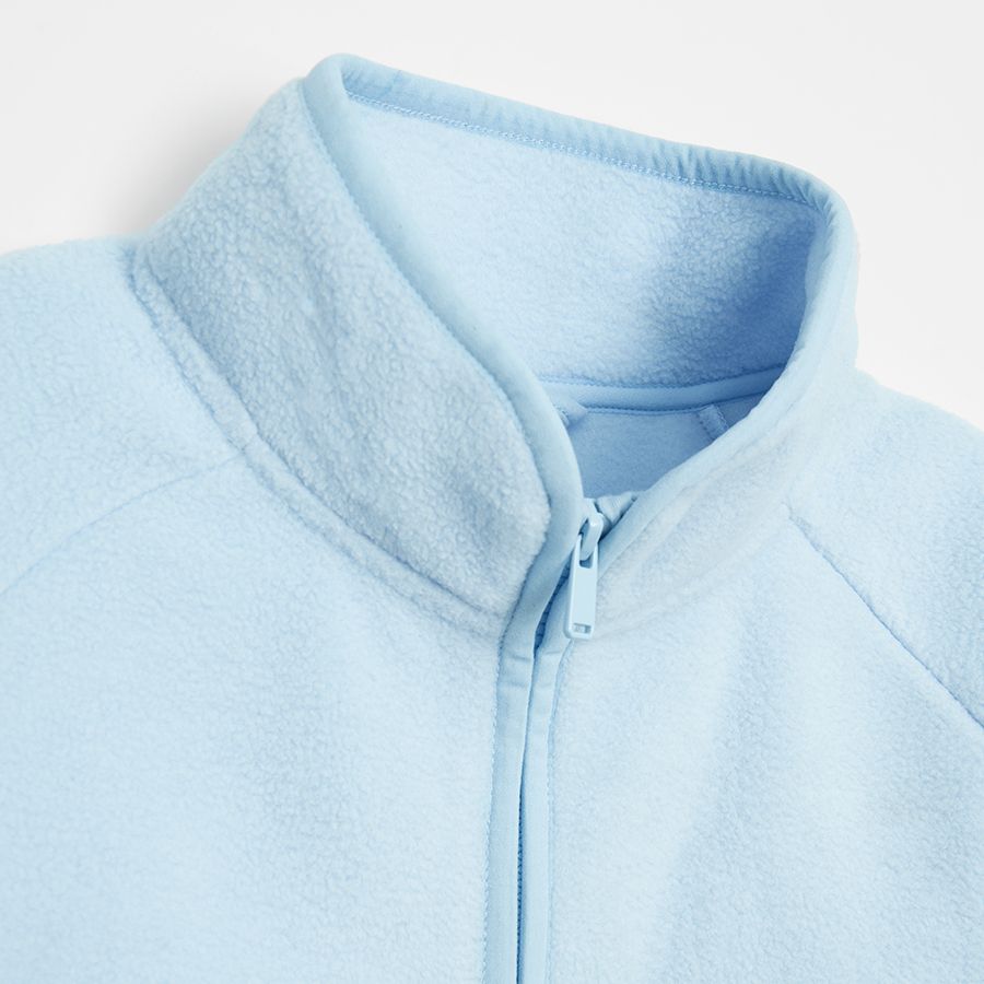 Light grey zip through sweatshirt