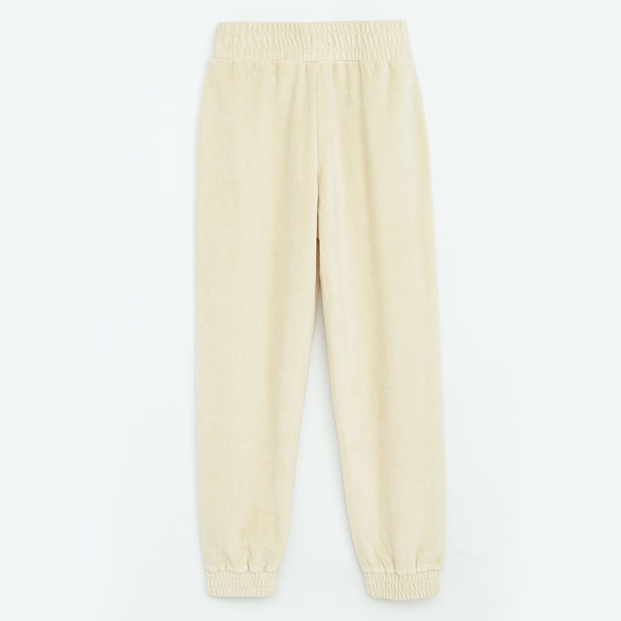 White jogging pants