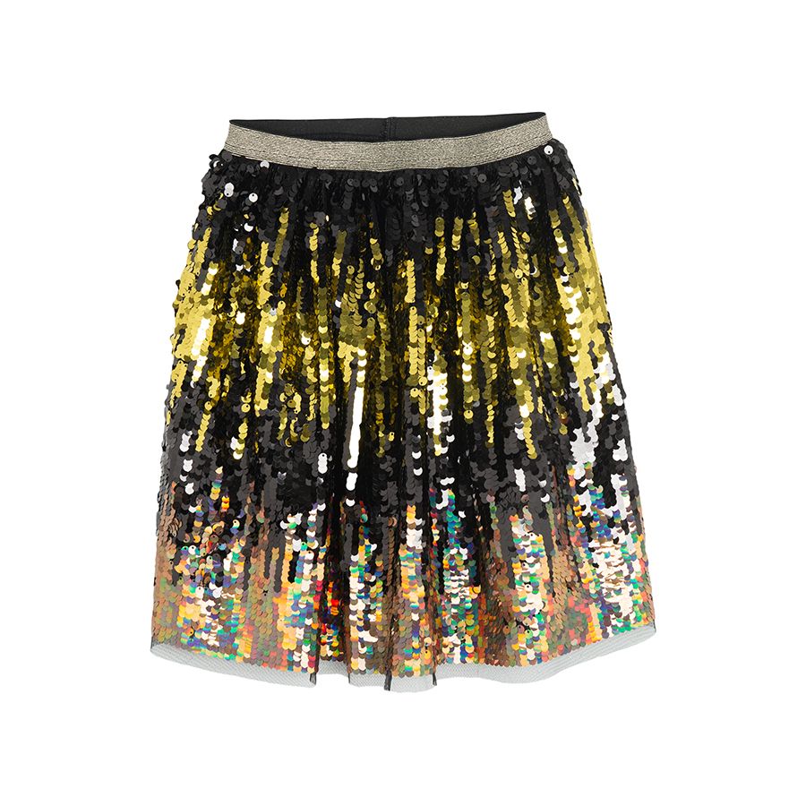 Black sparkly skirt