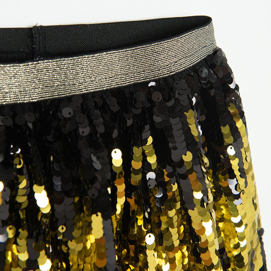 Black sparkly skirt