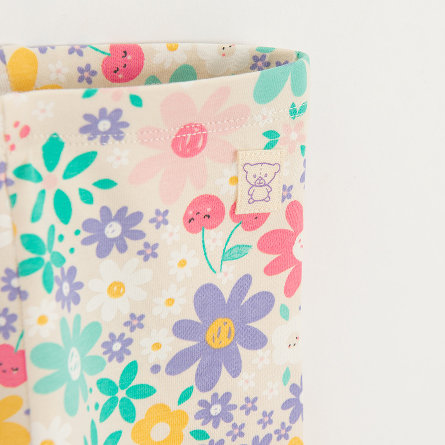 Floral leggings