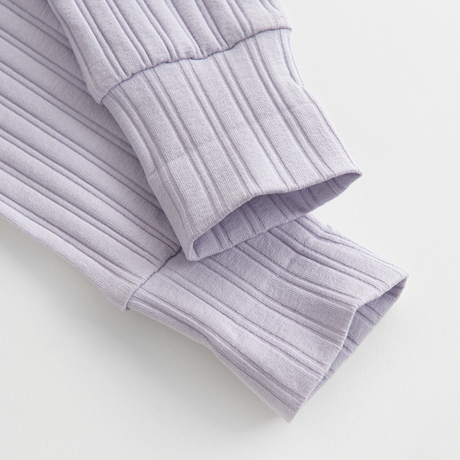 Purple footless leggings