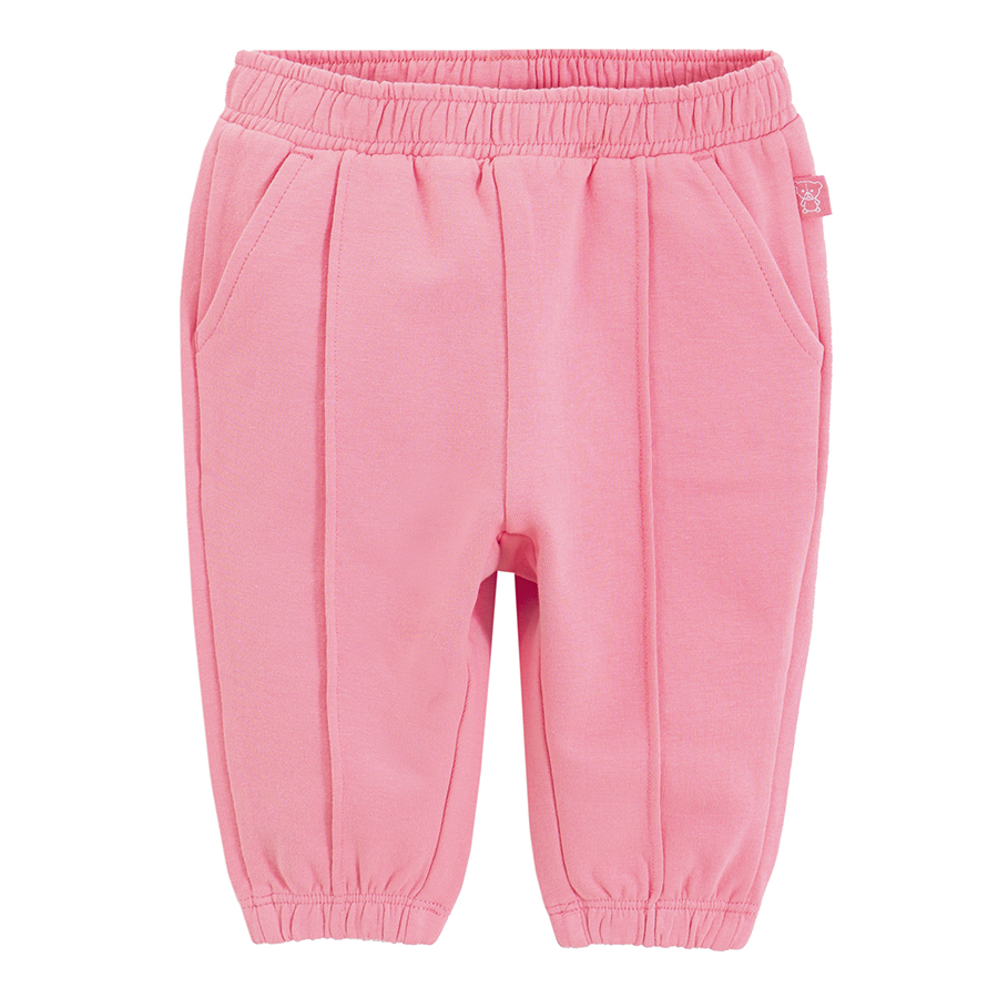 White and pink sweatpants- 2 pack