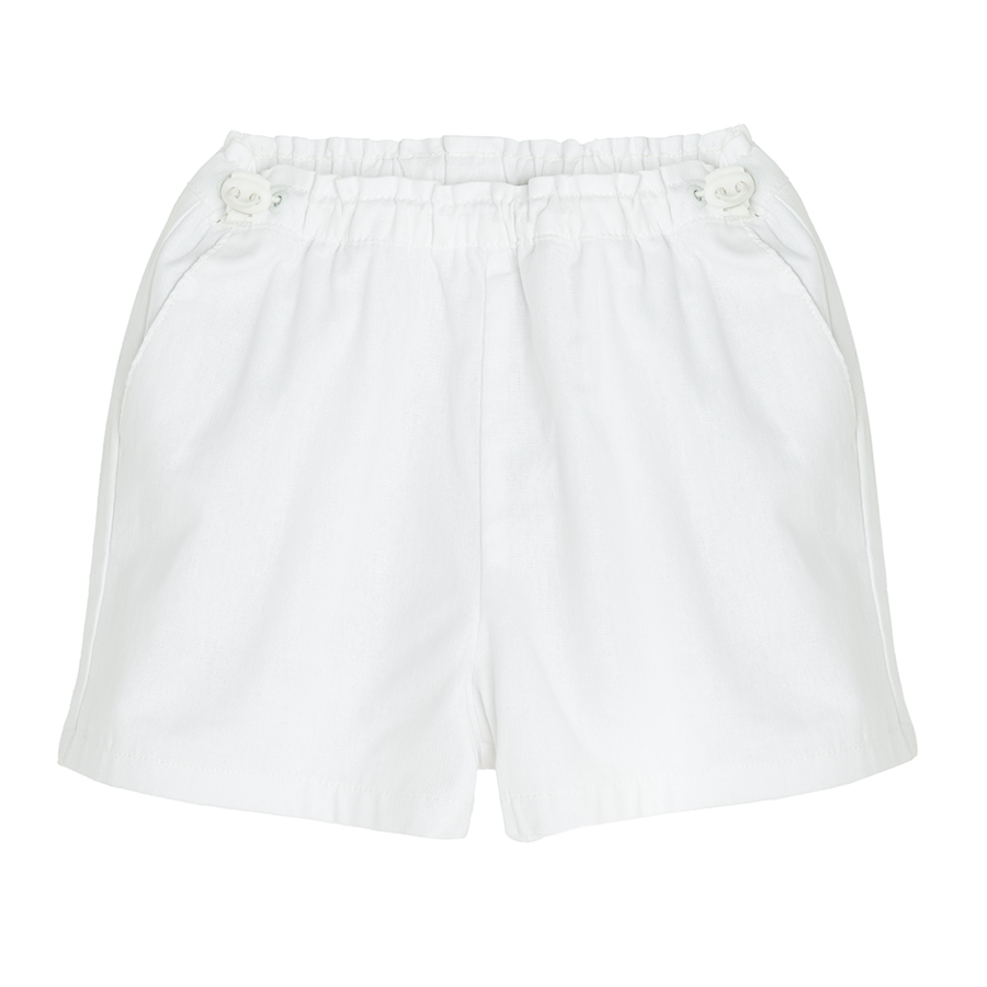 White high waist shorts