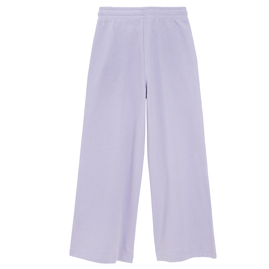 Violet straight leg pants with cord