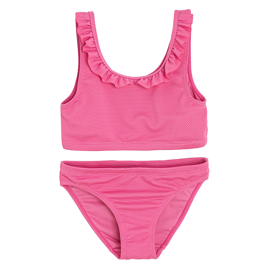 Dark pink bikini