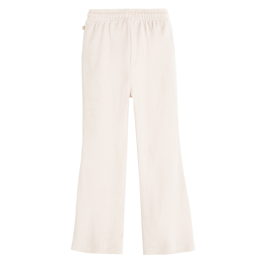Beige jogging pants