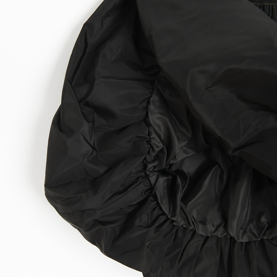 Black full skirt