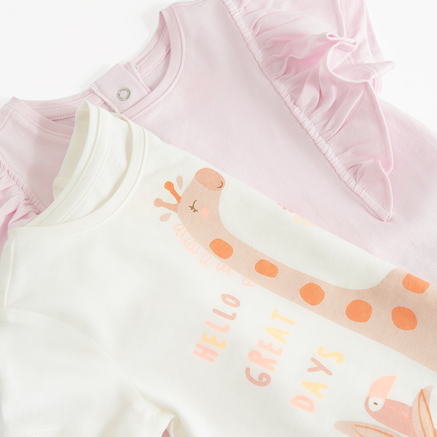 BLOUSE S/S 2-PACK