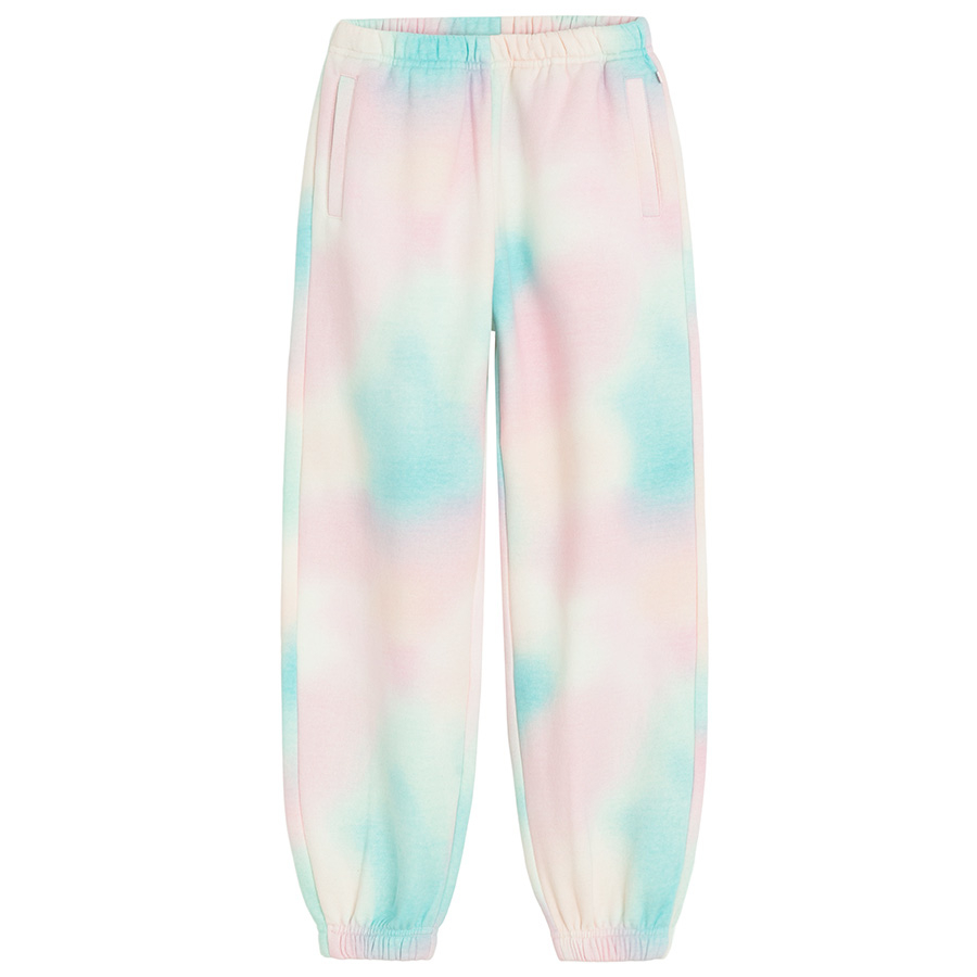 Παντελόνι φόρμα με εφέ tie dye