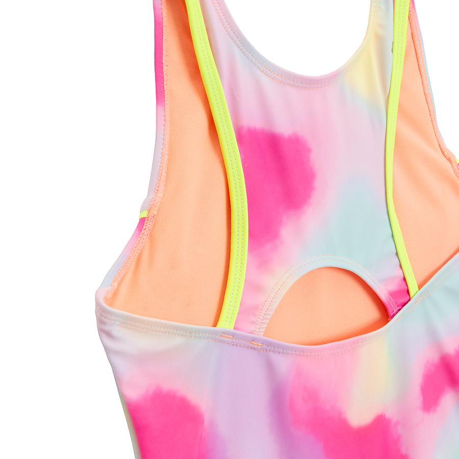Μαγιό ολόσωμο με εφέ tie dye
