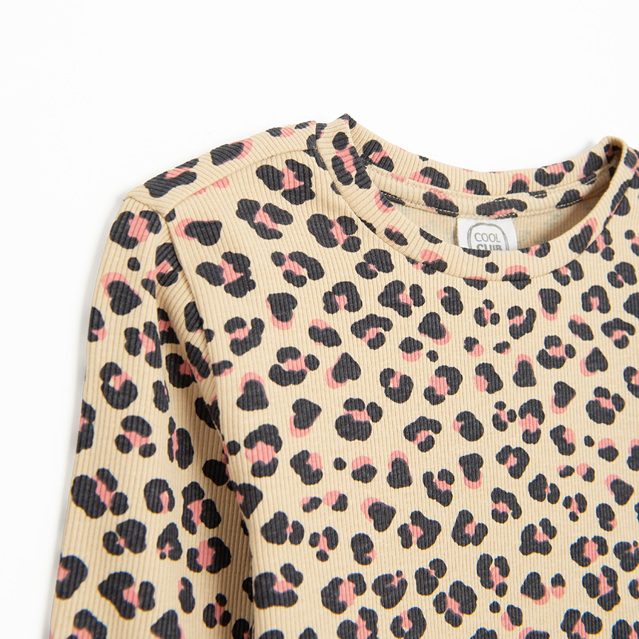 Μπλούζα animal print μακρυμάνικη