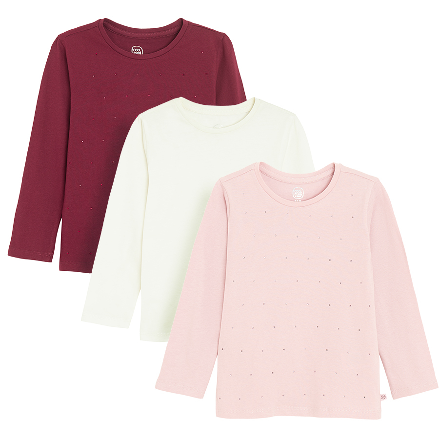 T-SHIRT L/S 3-PACK