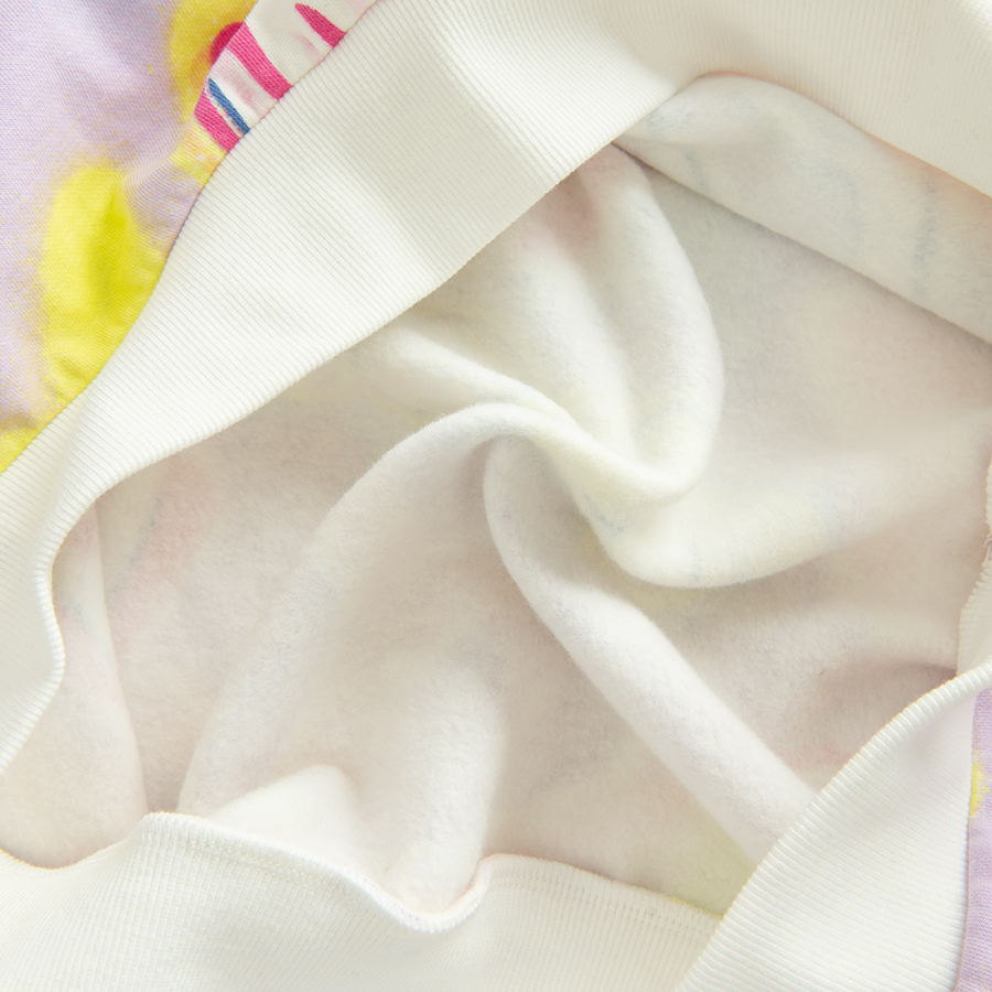 Φούτερ λιλά με κουκούλα