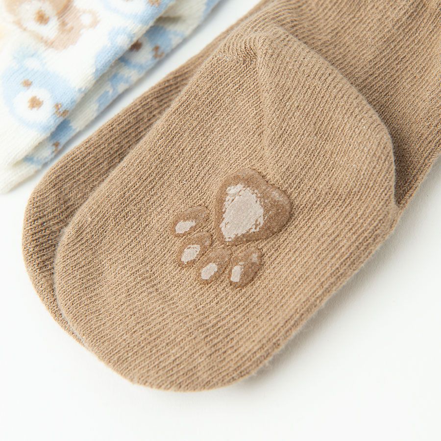Socks with bear prints- 5 pack