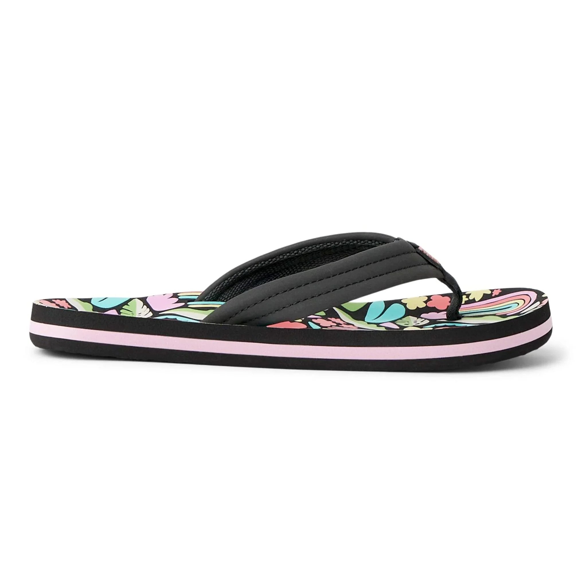 Reef Kids Flip Flops Ahi Tropical Rainbow
