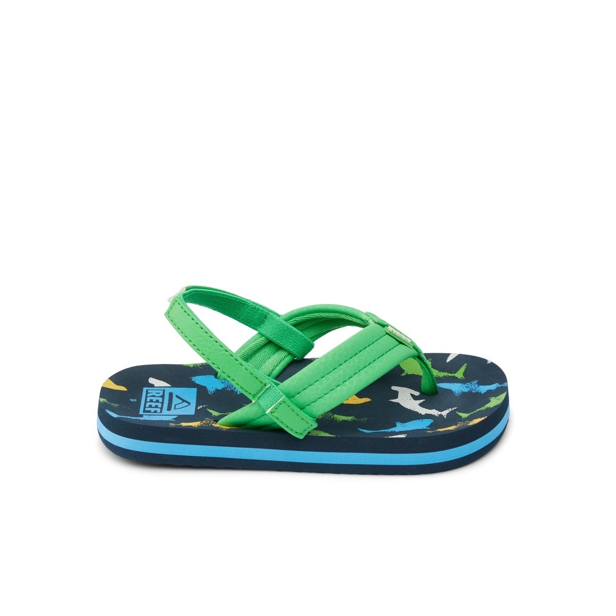 Reef Little Ahi Flip Flops Multi Shark