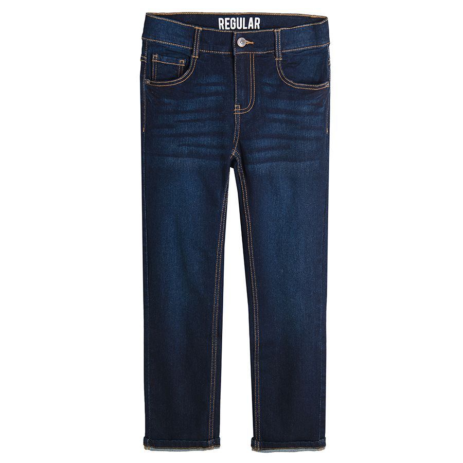 Denim capri pants