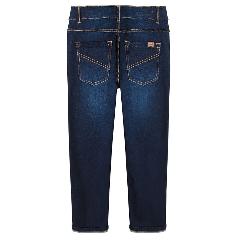 Denim capri pants