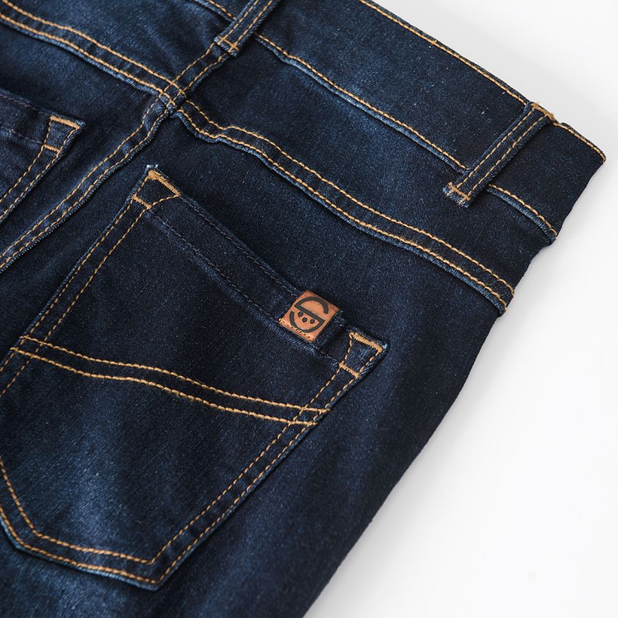 Denim capri pants