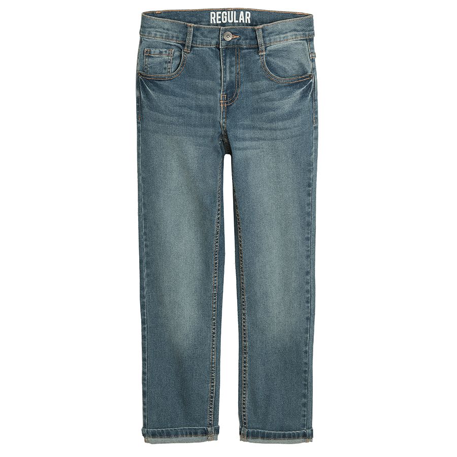 Denim capri pants