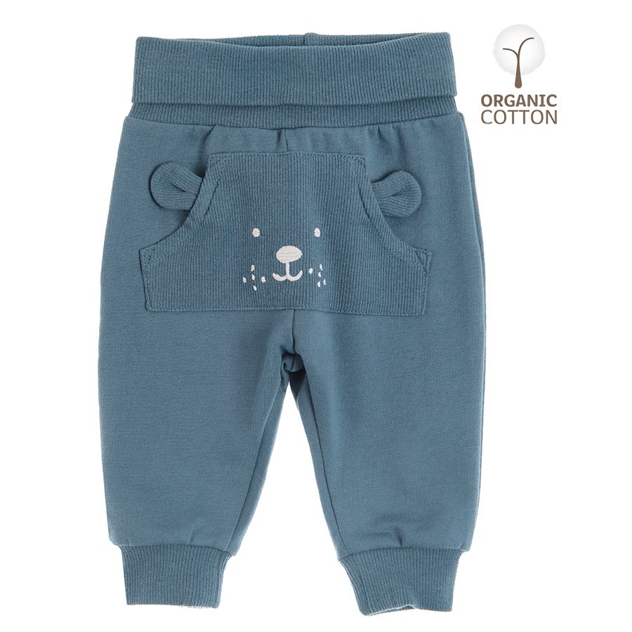 Teal jogging pants