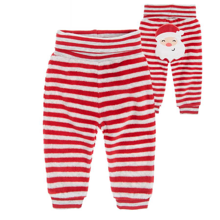 Leggings with Santa Clause print